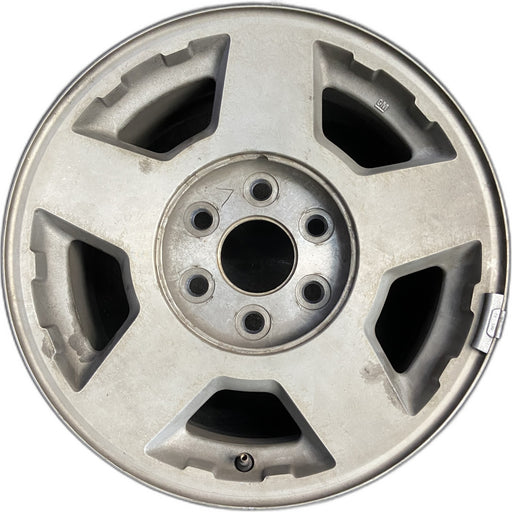 17" SILVERADO 1500 PICKUP 04 17x7.5, Original OEM Wheel Rim - Front View