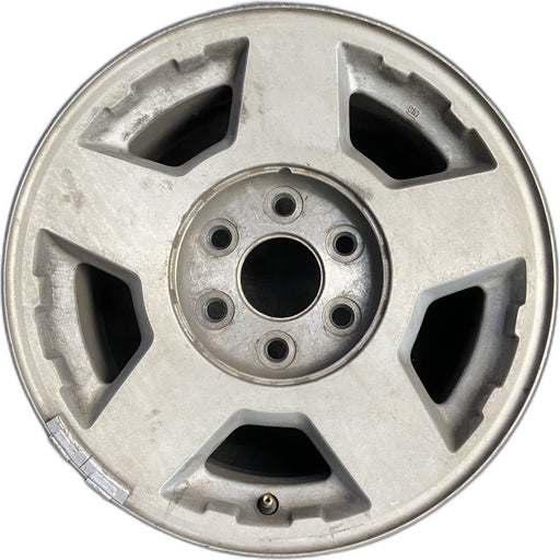 17" SILVERADO 1500 PICKUP 04 17x7.5, Original OEM Wheel Rim - Front View