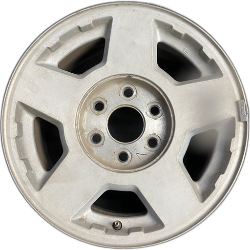 17" SILVERADO 1500 PICKUP 04 17x7.5, Original OEM Wheel Rim - Front View
