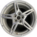 19" CORVETTE 20-22 front, , 5 spoke, gloss silver Original OEM Wheel Rim - Front View