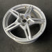 19" CORVETTE 20-22 front, , 5 spoke, gloss silver Original OEM Wheel Rim - View 8