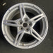 19" CORVETTE 20-22 front, , 5 spoke, gloss silver Original OEM Wheel Rim - Additional View
