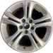 17" CHARGER 15-18 17x7 Original OEM Wheel Rim - Front View