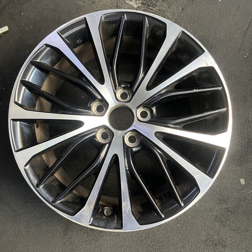 18" CAMRY 18-20 18x8 , silver black Original OEM Wheel Rim - Additional View