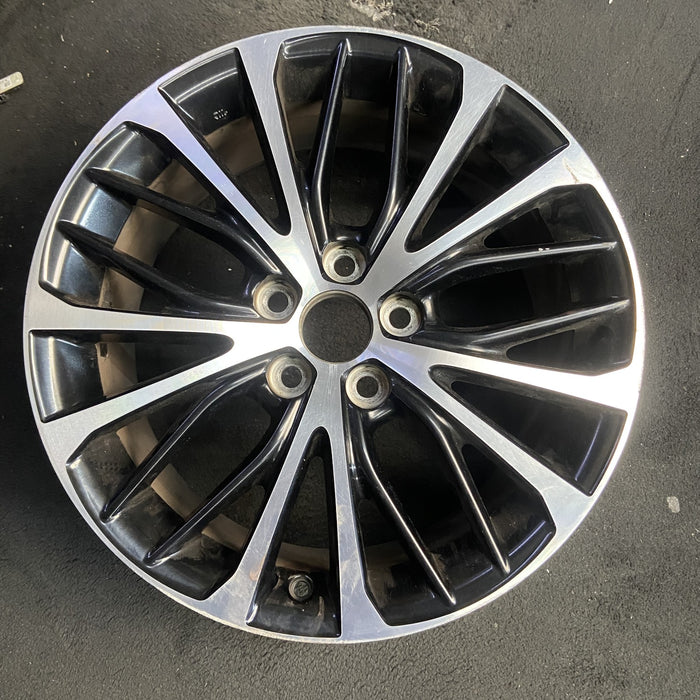 18" CAMRY 18-20 18x8 , silver black Original OEM Wheel Rim - Additional View
