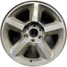 20" AVALANCHE 1500 07 20x8.5, 5 spoke, covered lug nuts, w/o groove in spoke; - Front View