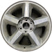 20" AVALANCHE 1500 07 20x8.5, 5 spoke, covered lug nuts, w/o groove in spoke; - Front View