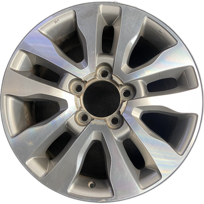 20" SEQUOIA 08-17 20x8, , 10 spoke, silver inlay Original OEM Wheel Rim - Front View