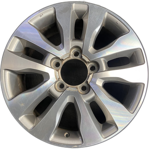 20" SEQUOIA 08-17 20x8, , 10 spoke, silver inlay Original OEM Wheel Rim - Front View