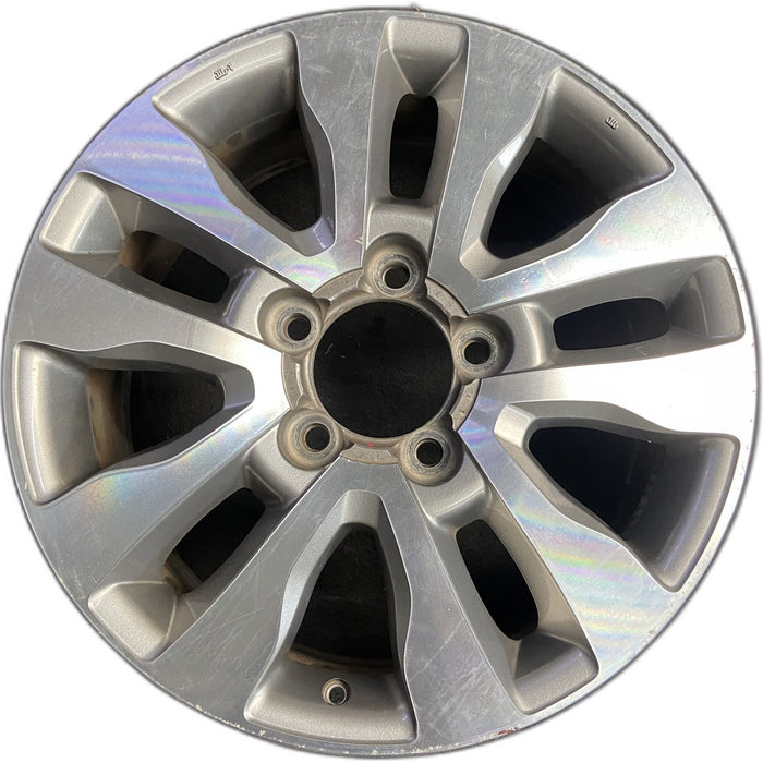 20" SEQUOIA 08-17 20x8, , 10 spoke, silver inlay Original OEM Wheel Rim - Front View