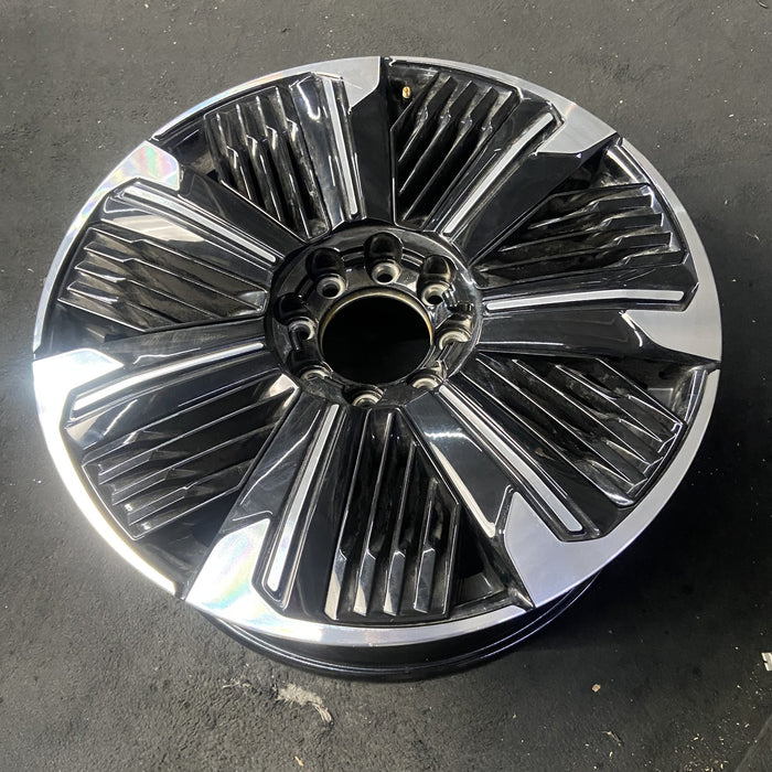 24" ESCALADE IQ 25 , single spoke, gloss black Original OEM Wheel Rim - View 8