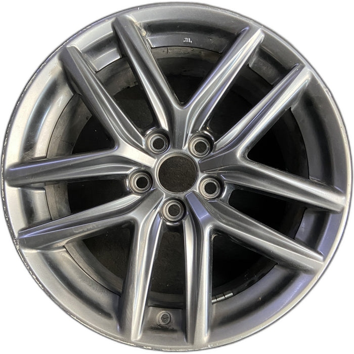 18" LEXUS IS200T 16-17 18x8.5 , 10 spoke Original OEM Wheel Rim - Front View