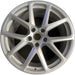 21" PORSCHE PANAMERA 24-26 , 21x11.5, 5 lug, 5 spoke, , silver Original OEM - Front View