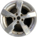 17" VOLT 11 , polished Original OEM Wheel Rim - Front View