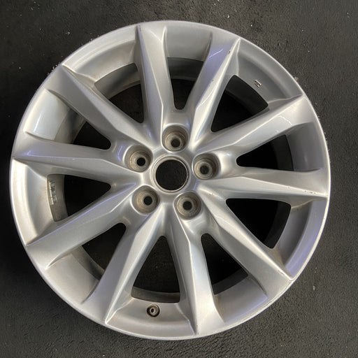 18" MAZDA 3 17-18 18x7 , bright silver Original OEM Wheel Rim - Additional View