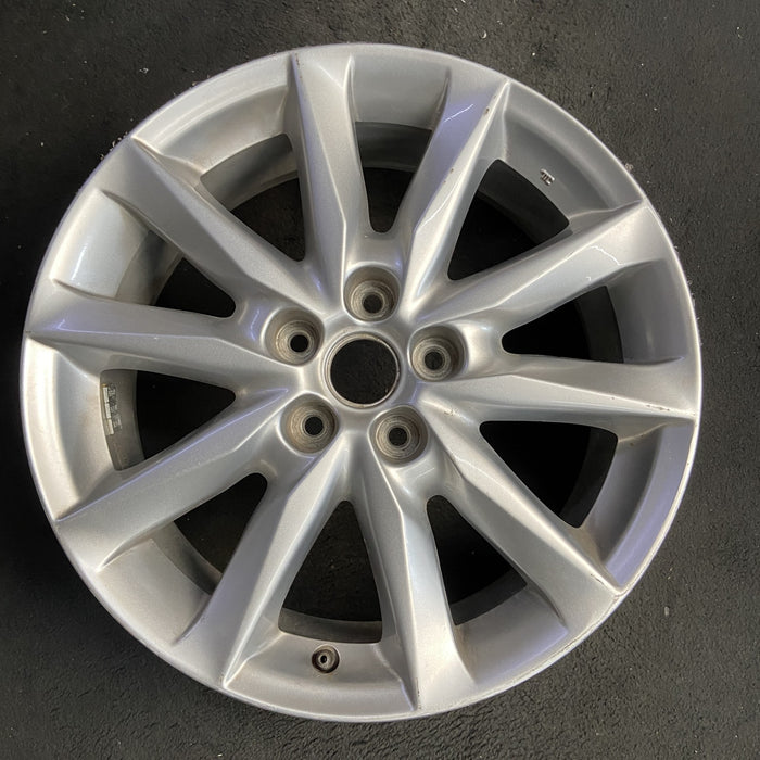 18" MAZDA 3 17-18 18x7 , bright silver Original OEM Wheel Rim - Additional View