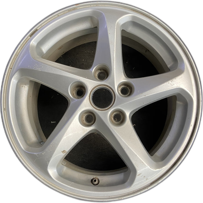 16" MALIBU 16 VIN Z , aluminum, 16x7 Original OEM Wheel Rim - Front View
