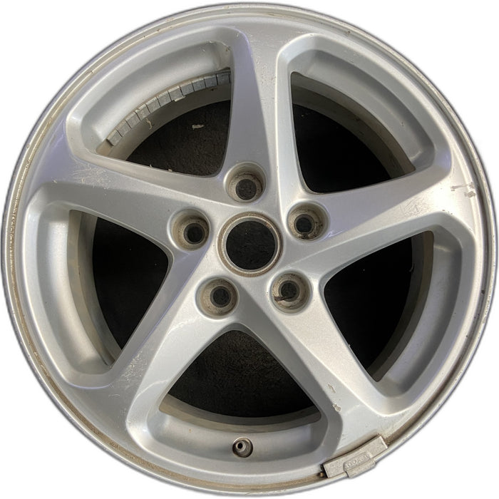 16" MALIBU 16 VIN Z , aluminum, 16x7 Original OEM Wheel Rim - Front View