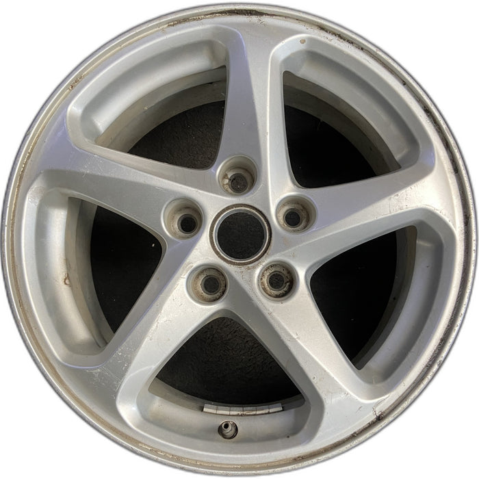 16" MALIBU 16 VIN Z , aluminum, 16x7 Original OEM Wheel Rim - Front View