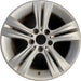 17" BMW 320i 12-13 , 17x7.5 , 5 spoke, double spoke Original OEM Wheel Rim - Front View