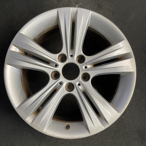 17" BMW 320i 12-13 , 17x7.5 , 5 spoke, double spoke Original OEM Wheel Rim - Additional View