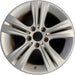 17" BMW 320i 12-13 , 17x7.5 , 5 spoke, double spoke Original OEM Wheel Rim - Front View