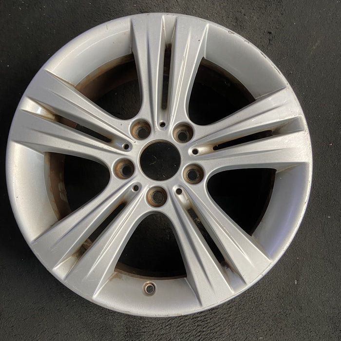 17" BMW 320i 12-13 , 17x7.5 , 5 spoke, double spoke Original OEM Wheel Rim - Additional View