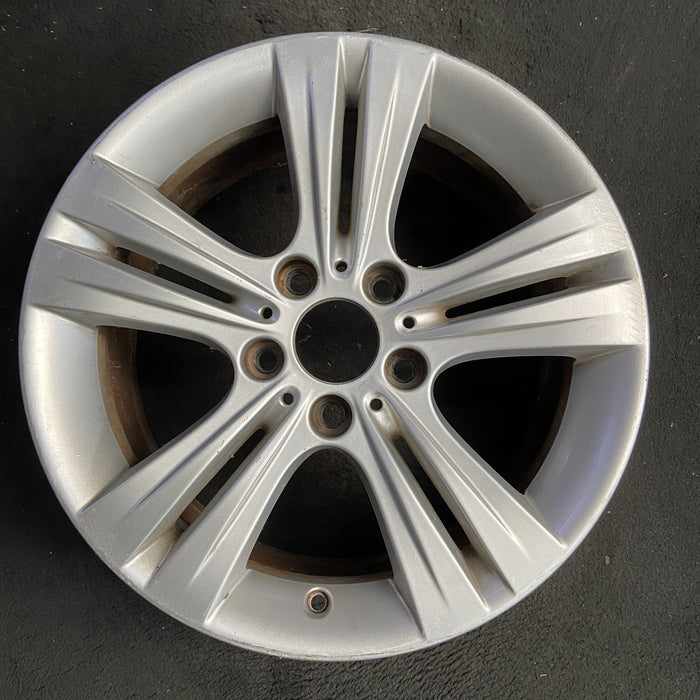 17" BMW 320i 12-13 , 17x7.5 , 5 spoke, double spoke Original OEM Wheel Rim - Additional View