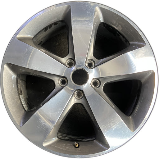 20" GRAND CHEROKEE 14-15 20x8, 5 spoke, polished with pockets , gray pockets - Front View