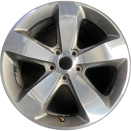 20" GRAND CHEROKEE 14-15 20x8, 5 spoke, polished with pockets , gray pockets - Front View