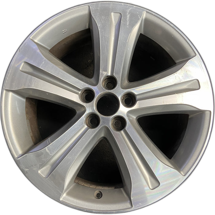 19" HIGHLANDER 08-13 19x7.5 , 5 spoke, gray inlay Original OEM Wheel Rim - Front View
