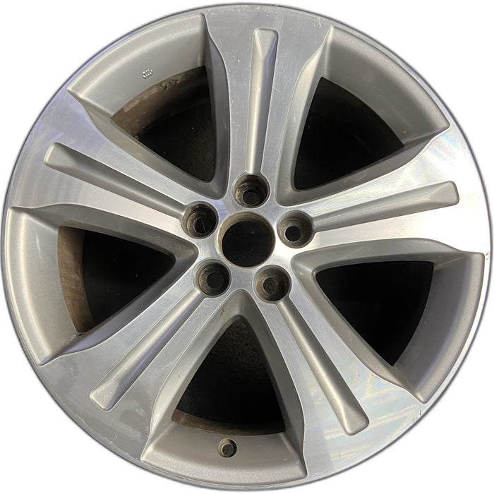 19" HIGHLANDER 08-13 19x7.5 , 5 spoke, gray inlay Original OEM Wheel Rim - Front View