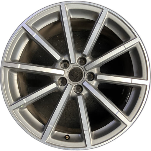 19" AUDI Q3 17-18 19x8.5 , 10 spoke Original OEM Wheel Rim - Front View