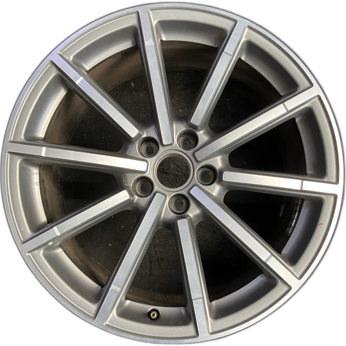 19" AUDI Q3 17-18 19x8.5 , 10 spoke Original OEM Wheel Rim - Front View