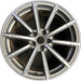19" AUDI Q3 17-18 19x8.5 , 10 spoke Original OEM Wheel Rim - Front View