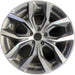 20" MDX 22 20x9 , 5 V spoke, machined Original OEM Wheel Rim - Front View