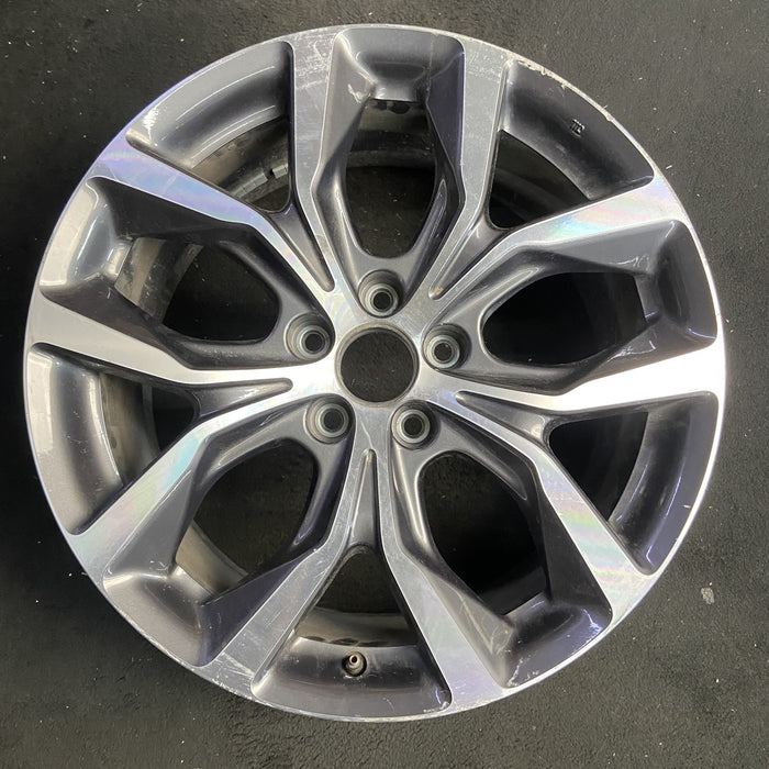 20" MDX 22 20x9 , 5 V spoke, machined Original OEM Wheel Rim - Additional View