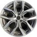 20" MDX 22 20x9 , 5 V spoke, machined Original OEM Wheel Rim - Front View