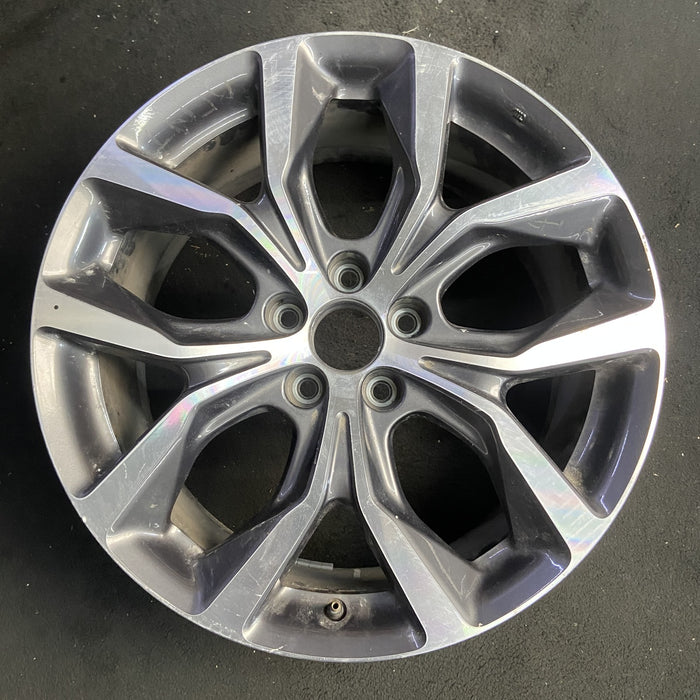 20" MDX 22 20x9 , 5 V spoke, machined Original OEM Wheel Rim - Additional View
