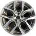 20" MDX 22 20x9 , 5 V spoke, machined Original OEM Wheel Rim - Front View