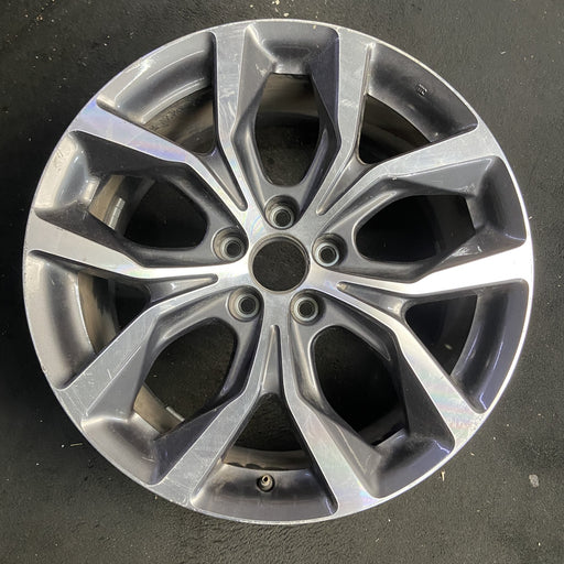 20" MDX 22 20x9 , 5 V spoke, machined Original OEM Wheel Rim - Additional View