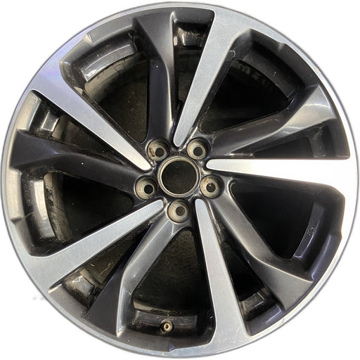 18" IMPREZA 20 18x7.5 , w/machined face, gray inlay Original OEM Wheel Rim - Front View