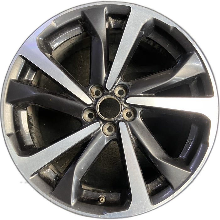 18" IMPREZA 20 18x7.5 , w/machined face, gray inlay Original OEM Wheel Rim - Front View