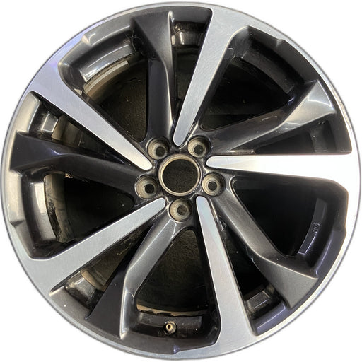 18" IMPREZA 20 18x7.5 , w/machined face, gray inlay Original OEM Wheel Rim - Front View
