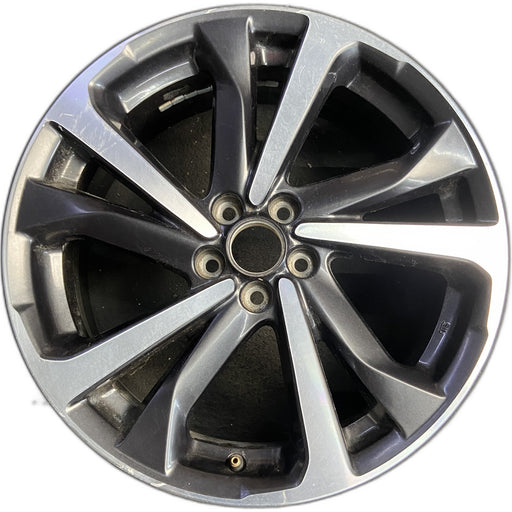 18" IMPREZA 20 18x7.5 , w/machined face, gray inlay Original OEM Wheel Rim - Front View