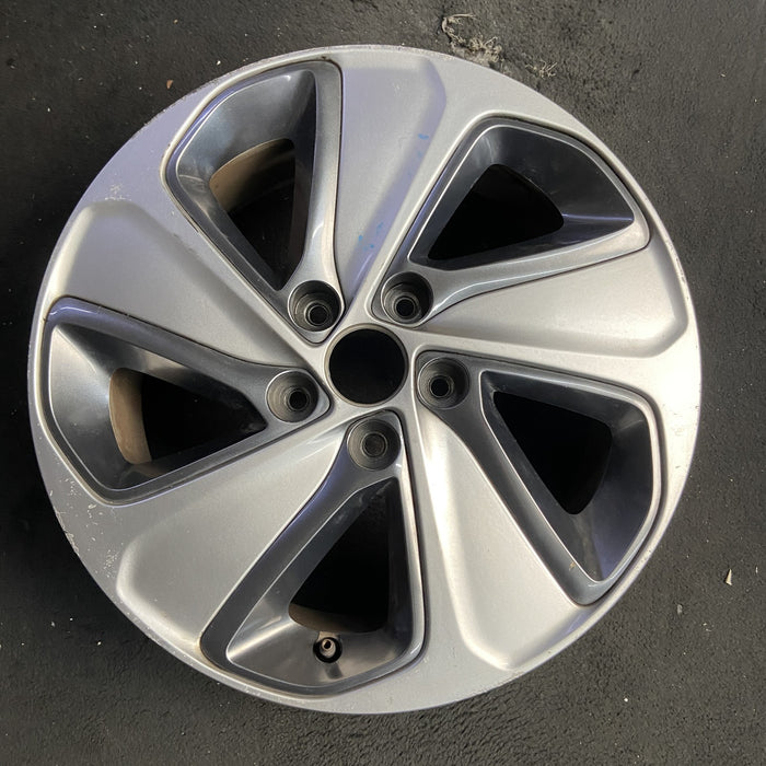 17" SONATA 16-17 17x7, exposed lug nuts, 5 spoke , w/o Original OEM Wheel Rim - Additional View