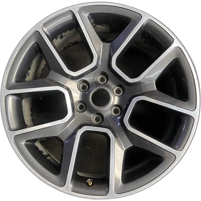 22" DODGE 1500 PICKUP 19 , 22x9, opt WPM Original OEM Wheel Rim - Front View