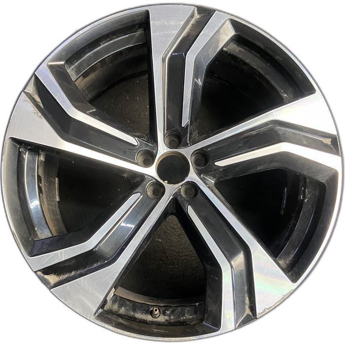 22" VOLVO XC90 20-25 22x9 , 5 grooved spoke Original OEM Wheel Rim - Front View