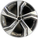 22" VOLVO XC90 20-25 22x9 , 5 grooved spoke Original OEM Wheel Rim - Front View