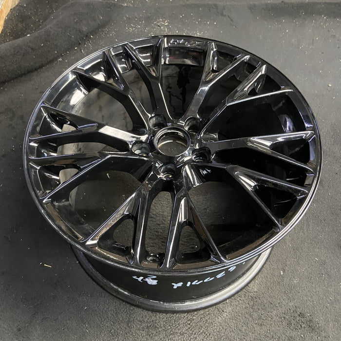 19" CORVETTE 15 front, 19x10, cast logo , black Original OEM Wheel Rim - View 7